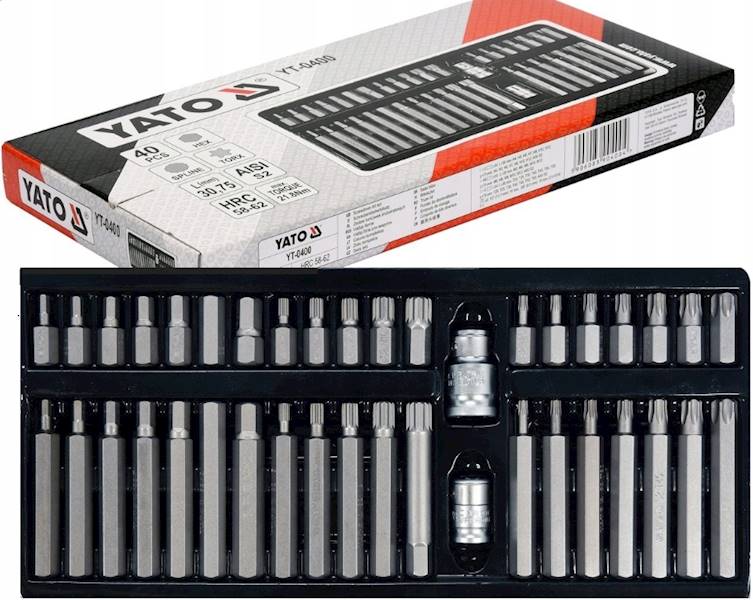 KOMPLET KLUCZY HEX,TORX,SPLINE 40CZ