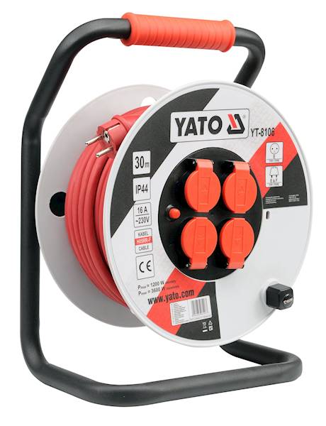 PRZEDŁUŻACZ BĘBNOWY 30m 3x2,5mm YT-8106 YATO