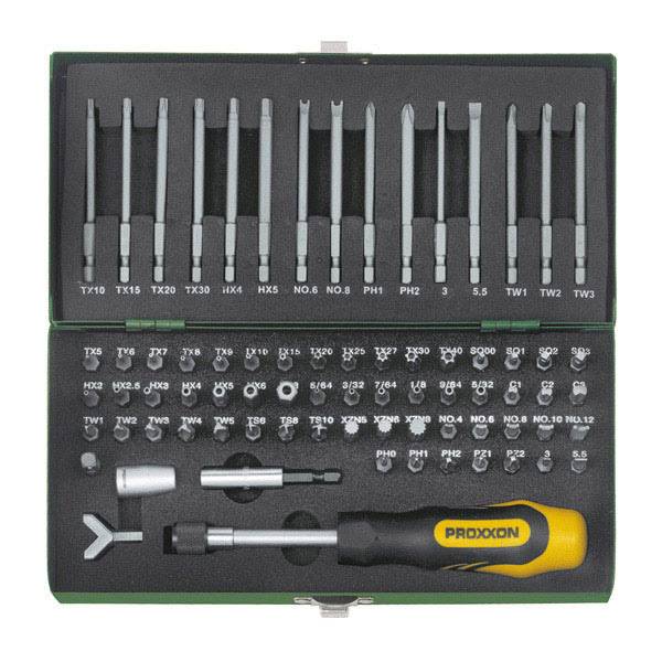 PROXXON 23107 Profesjonalny zestaw bitów 1/4''
