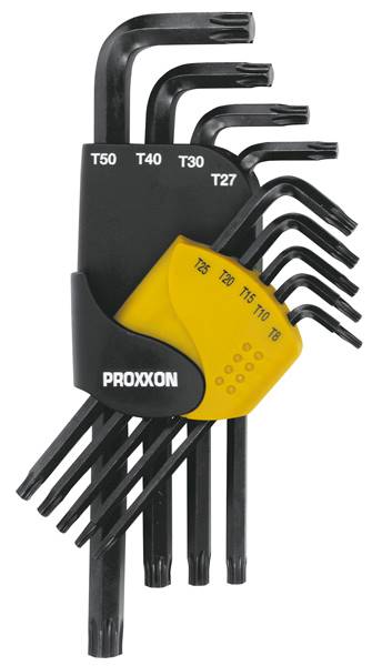 PROXXON 23944 Zestaw kluczy TORX TX 8-50