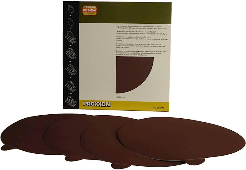 PROXXON 28974 Tarcza szlifierska 250mm gr.240 5szt