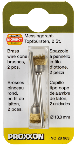 PROXXON 28963 Szczotki mosiężne 13mm [2szt.]