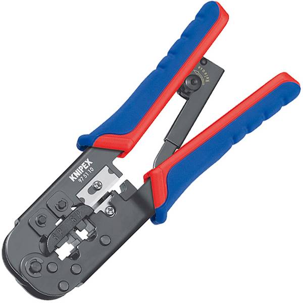 KNIPEX 97 51 10 Szczypce do zagniatania wtyków RJ