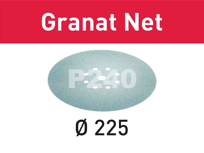 SIATKA ŚCIERNA STF D225 P240 *GRANAT NET*