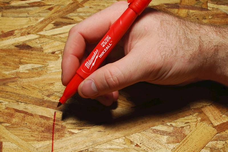 Marker INKZALL / CZERWONY 1mm