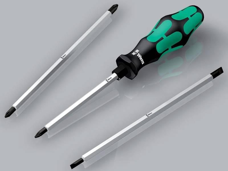 Trzpień dwustronny PZ1+PZ2 175mm WERA Vario 86