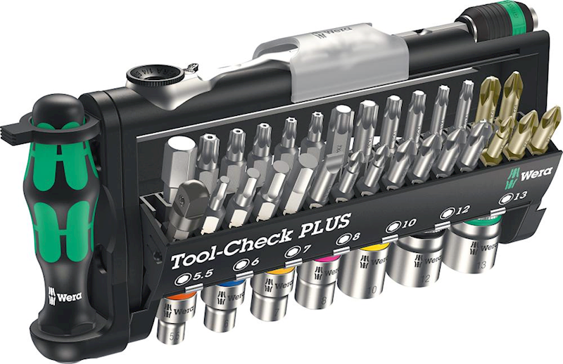Zestaw bitów i nasadek 1/4" WERA Tool-Check PLUS