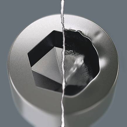 Klucz imbusowy "L" z kulką HX 8mm BlackLaser WERA