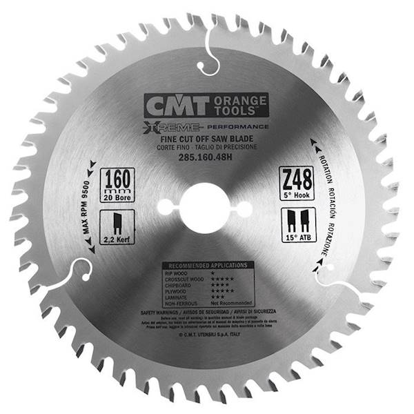CMT PIŁA HM D=160,F=20,Z=48,K=2,2/1,6