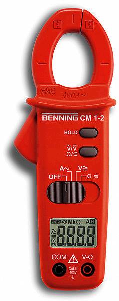 BENNING CM 1-2 Cęgowy multimetr cyfrowy 600V