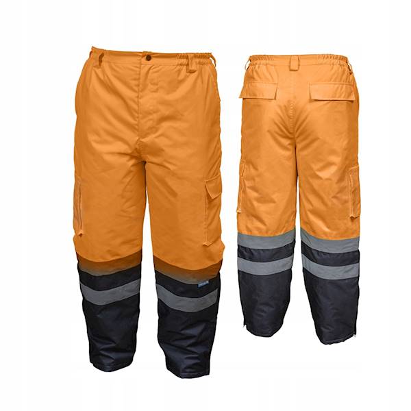 SPODNIE ROB.OSTRZEG.POMAR. 2XL