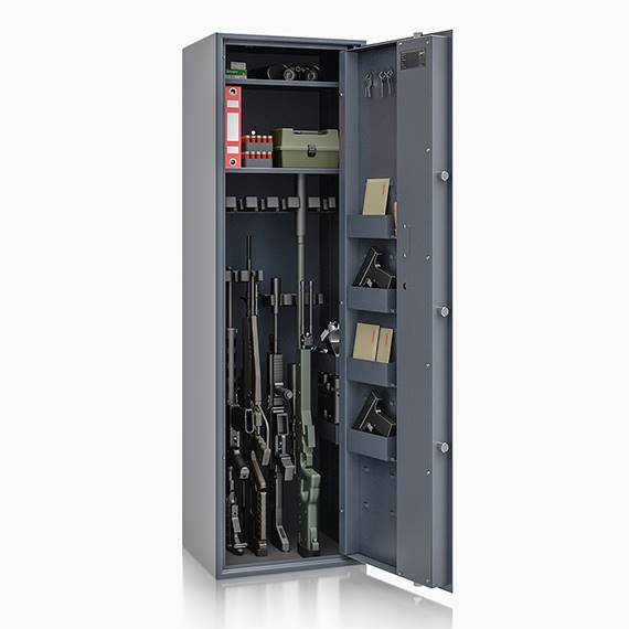 Szafa na broń długą Siegen MAX 500082 .0 E. na klucz w klasie S1