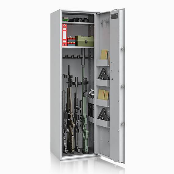 Szafa na broń długą Siegen MAX 500082 .0 E. na klucz w klasie S1