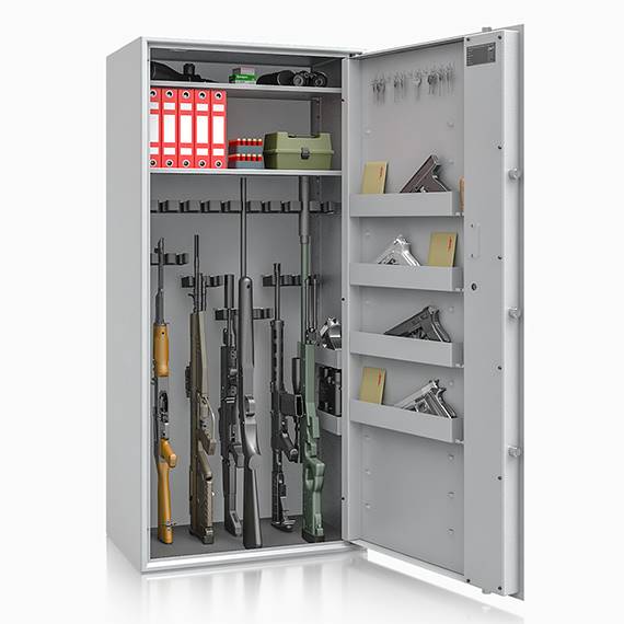 Szafa na broń długą Siegen MAX  500086 .0 E elektronik w klasie S1