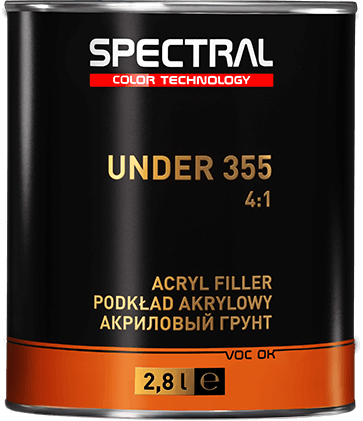 SPECTRAL PODKŁAD AKRYLOWY UNDER 355 4+1 0,8L