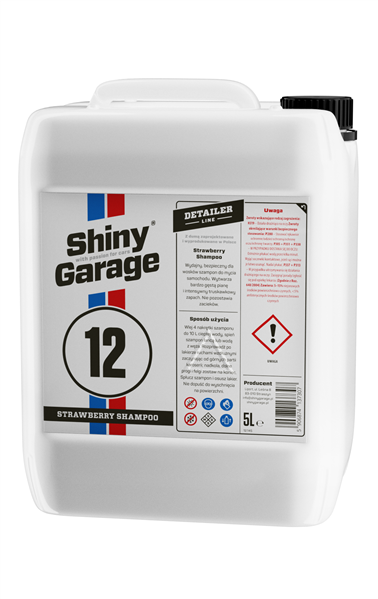 SHINY GARAGE STRAWBERRY CAR SHAMPOO 5L