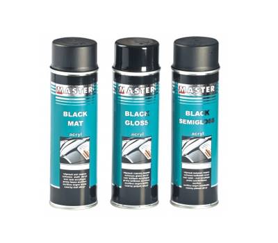 MASTER D SPR. CZARNY MAT 500ML /12/P
