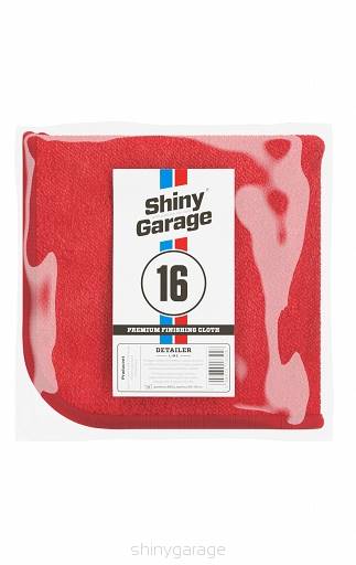 SHINY GARAGE RED FINISHER PLUSH MICROFIBER 600G