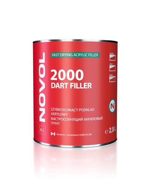 NOVOL N DART FILLER 2000 pod akryl BIAŁY 2,8l