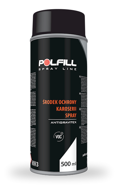 POLFILL BARANEK ŚR.OCHR.KAROS. CZARNY SPRAY 500ML