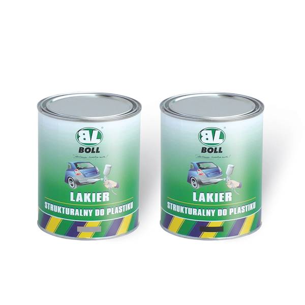 BOLL LAKIER STRUKTURALNY DO PLASTIKU CZARNY 1L