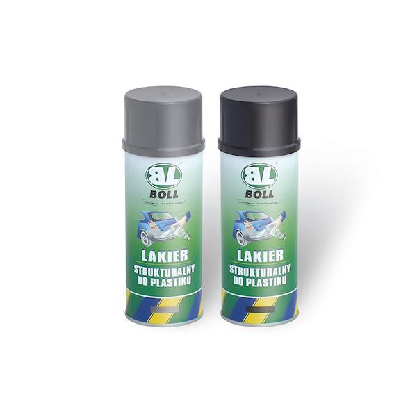 BOLL LAKIER STRUKTURALNY DO PLASTIKU CZARNY SPRAY 