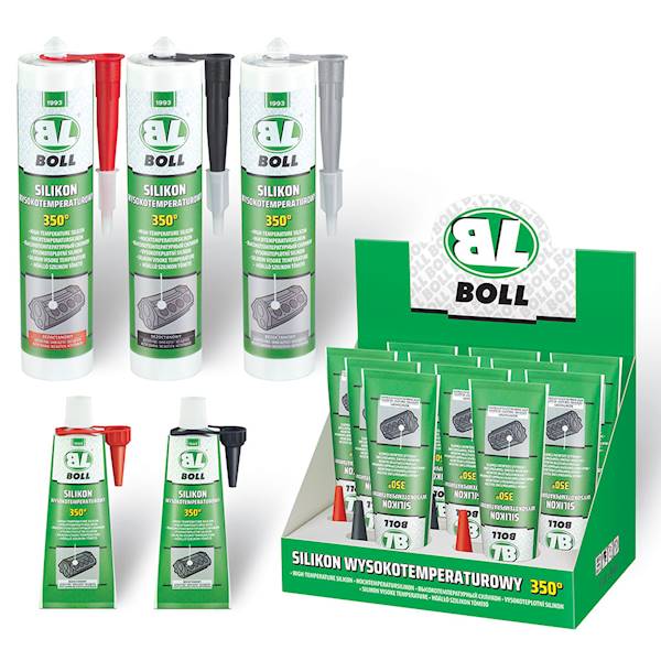 BOLL SILIKON WYSOKOTEMPERATUROWY CZERWONY 290ML