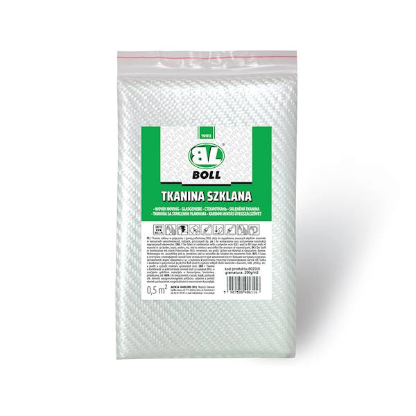 BOLL TKANINA SZKLANA 0,5M2 350G/M2