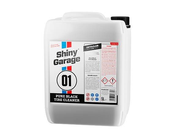 SHINY GARAGE PURE BLACK TIRE CLEANER 5L