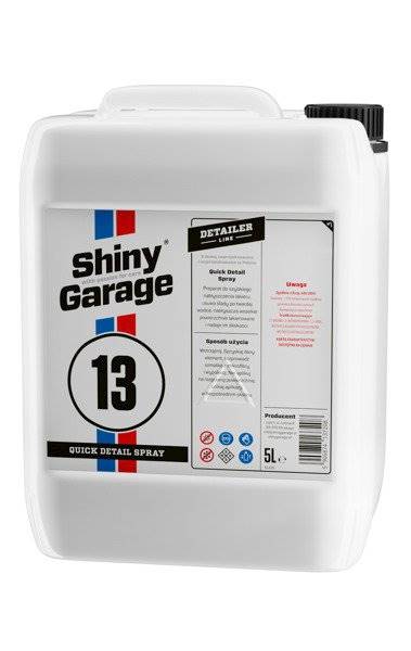 SHINY GARAGE QUICK DETAIL SPRAY  5L