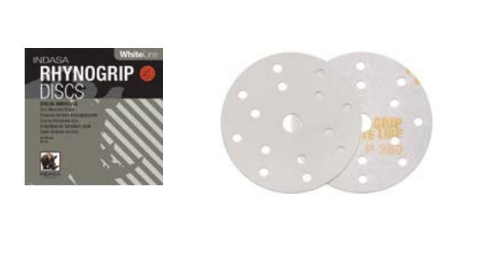 INDASA DYSK RZEP WHITE 15H 150mm P280