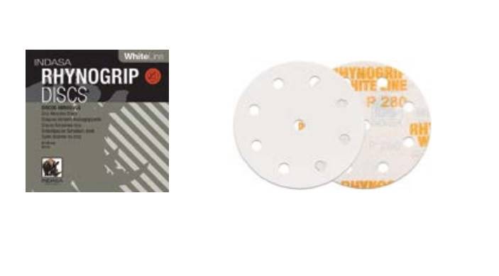 INDASA DYSK RZEP WHITE 8+1CH 125mm P 60