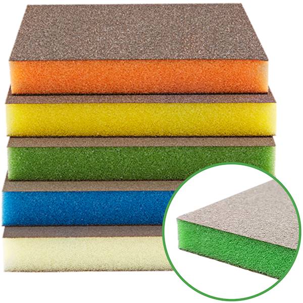 INDASA GĄBKA 2 STR. 98x120x13 P SFI ZIELONA 1 SZT
