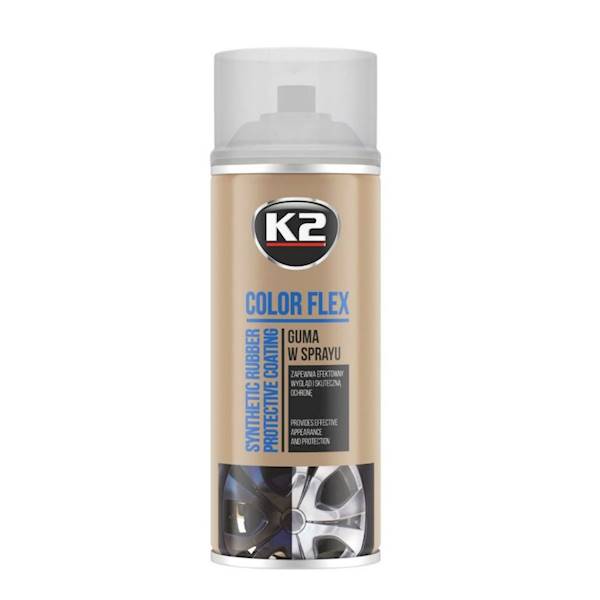 K2 COLORFLEX GUMA W SPRAYU 400ML PRZEZROCZYSTY