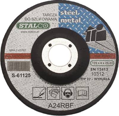 S TARCZA DO SZLIF.METAL 125x6,0 S-61125