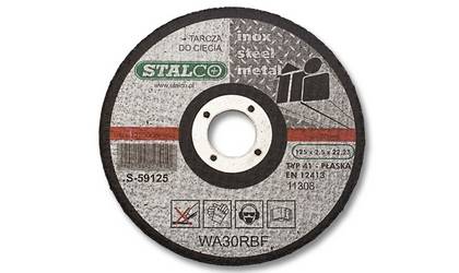 S TARCZA METAL PŁASKA 125x1,0 S-59025