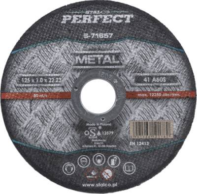 S TARCZA METAL PŁASKA PERFEKT 125x1,0 S-71657