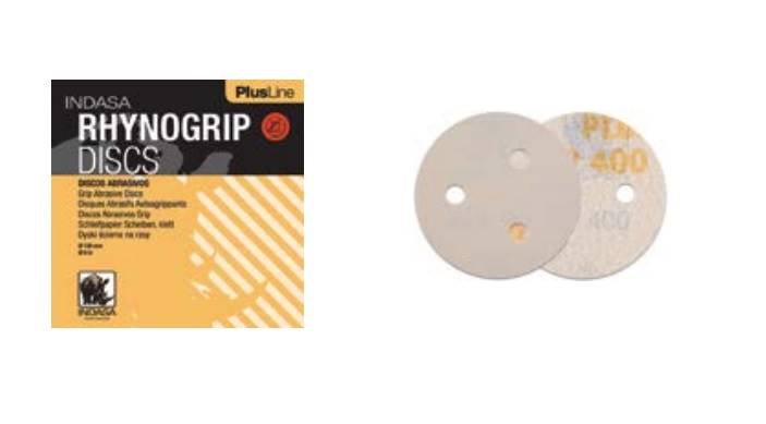 INDASA DYSK RZEP PLUS RHYNOGRIP D75MM 3H P240 50SZ
