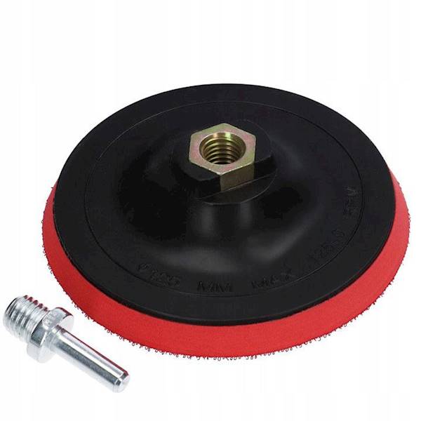 BLU TARCZA Z RZEPEM 125MM Z ADAPTEREM