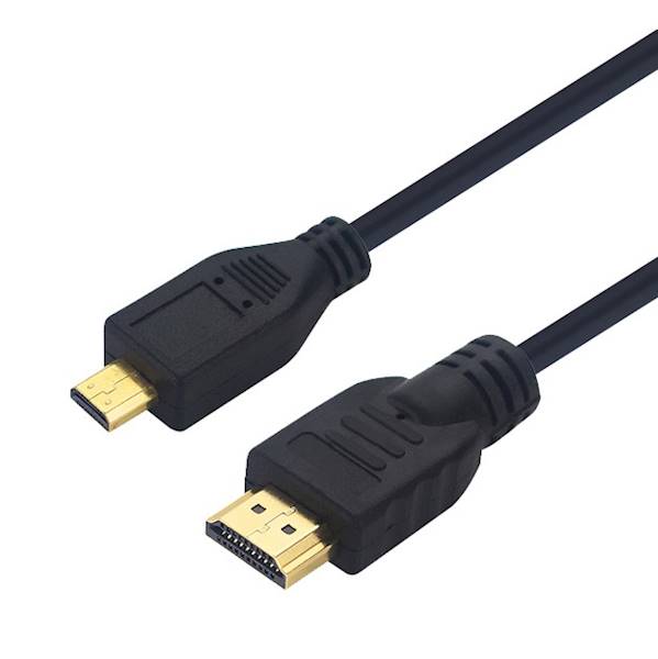Kabel HDMI - MICRO HDMI GOLD 4K 1.4 FULL HD 1,5M