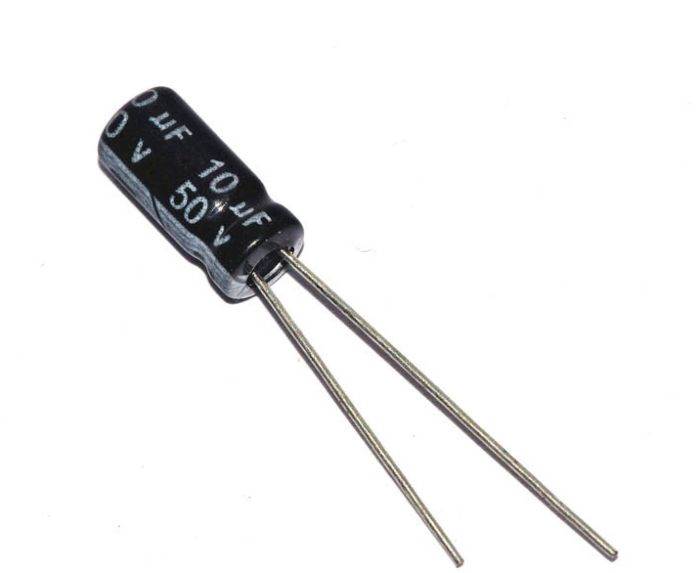 20szt. KONDENSATOR 10UF 50V Ø5x11mm 10% TNT CHONG 