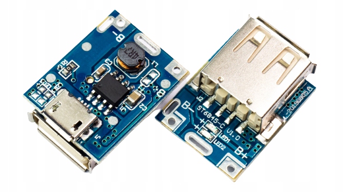 ŁADOWARKA OGNIW 18650 Z PRZETWORNICĄ STEP UP 134N3P ARDUINO