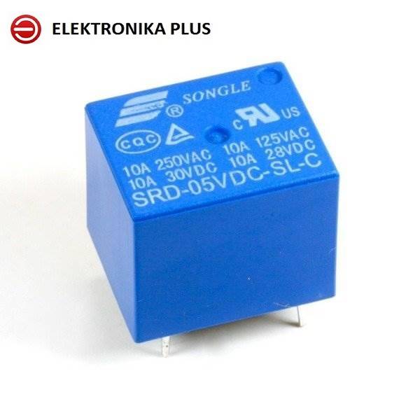 PRZEKAŹNIK SRD-05VDC-SL-C 5V DC 10A 125V AC SONGLE