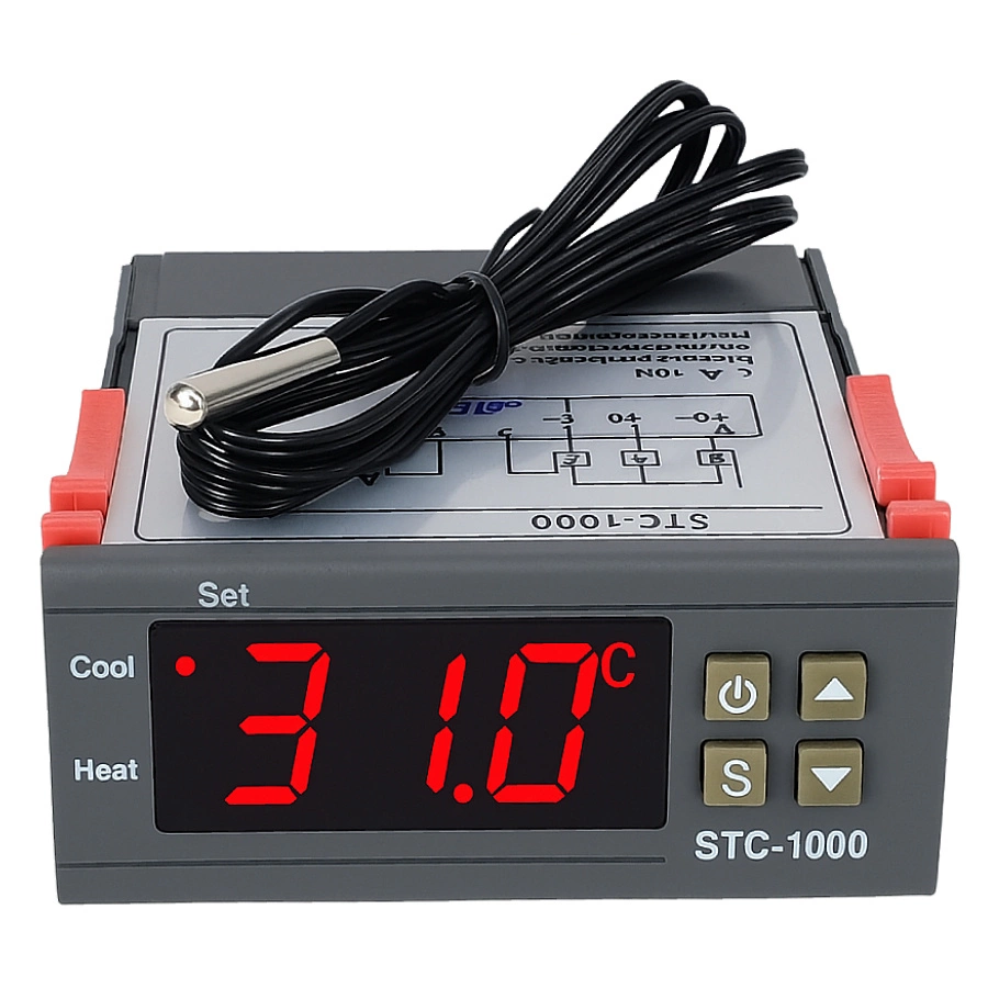 REGULATOR TEMPERATURY STC-1000 Z CZUJNIKIEM STEROWNIK TERMOSTAT 12V