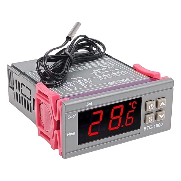 REGULATOR TEMPERATURY STC-1000 Z CZUJNIKIEM STEROWNIK TERMOSTAT 12V