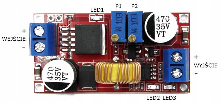 PRZETWORNICA XL4015 STEP DOWN 5A 4-36V / 1,25-32V