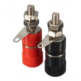 GNIAZDO BANANOWE CZERWONE + CZARNE PARA 4MM