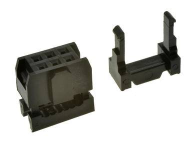 10szt. GNIAZDO FC06 / IDC06 2x3  2,54mm NA TAŚMĘ ZACISKANY PROSTE JTAG