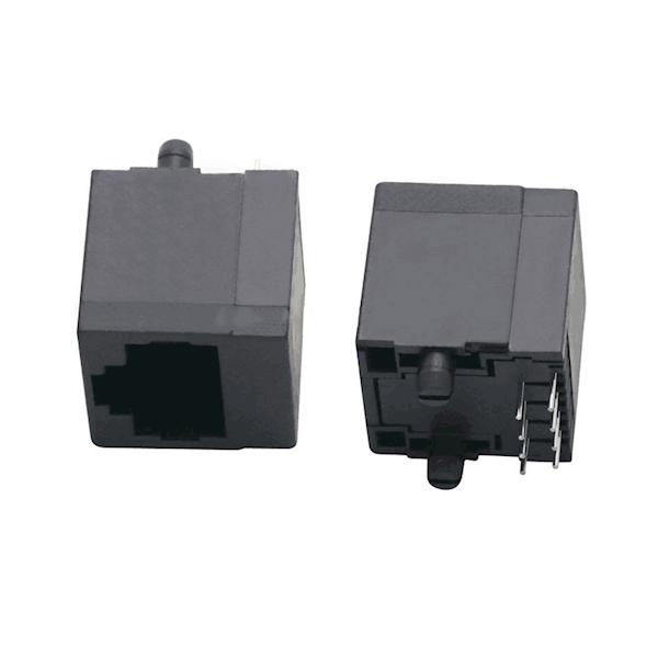 GNIAZDO RJ45 8P8C POINOWE CZARNE 52 8P8C 