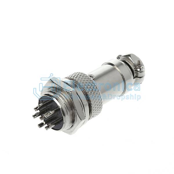 KOMPLET WTYK GNIAZDO miniMIC GX16 NC/CB 3PIN